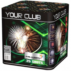 YOUR CLUB, 1,75"/25 залпов Фейерверк Батареи салютов MC175-25, YOUR CLUB, 1,75"/25 залпов в Ставрополе