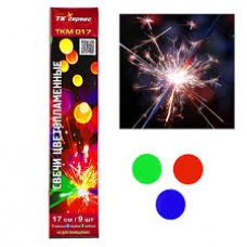 Фейерверк Цветопламенные бенгальские свечи  17 см  в Ставрополе