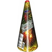 Фонтан FOUNTAIN конический большой + треск / 4-5 м. / 45сек